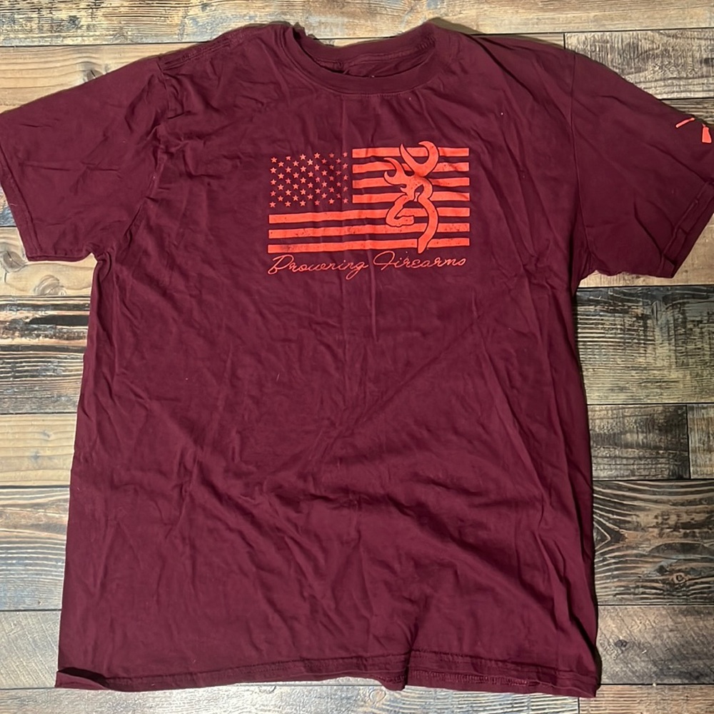 NWOT Maroon tee shirt